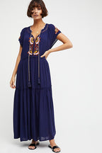 Tracy Embroidered Lace Kaftan