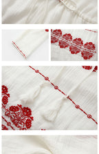 White Embroidered Maxi
