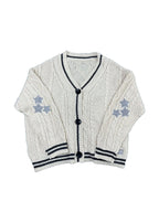 Bat Knitted Sweater Single Breasted Cardigan