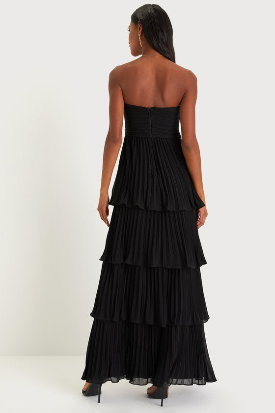 Valeria Boutique Strapless Maxi Dress Evening Wear Edit