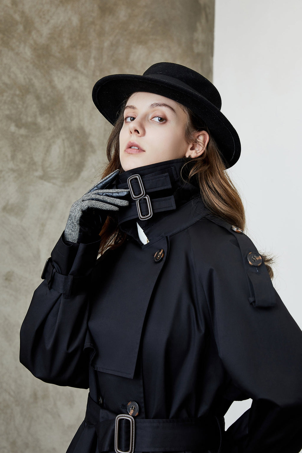 Overknee Slimming Trench Coat
