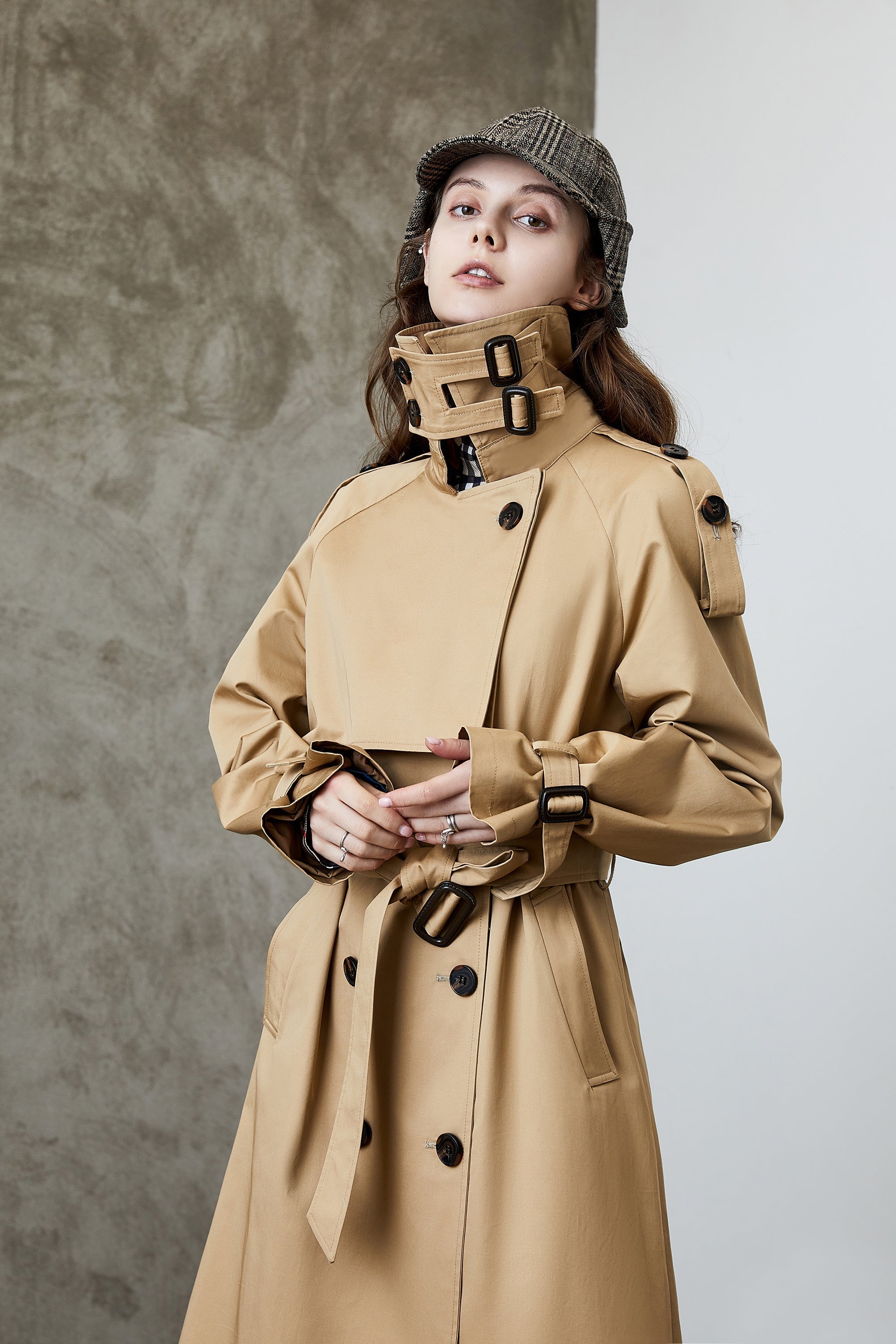 Overknee Slimming Trench Coat