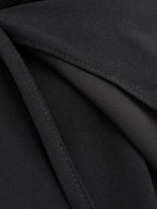 Black Sleeveless Casual Vest