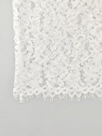 Lace Tassel Edge Cropped Perspective Commuting Shirts