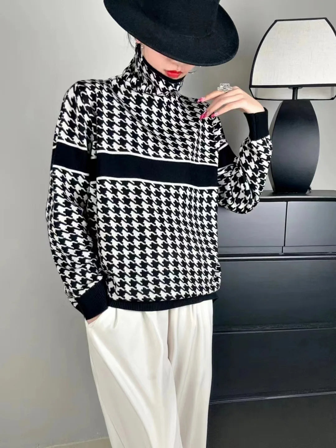 | Elegant turtleneck sweater