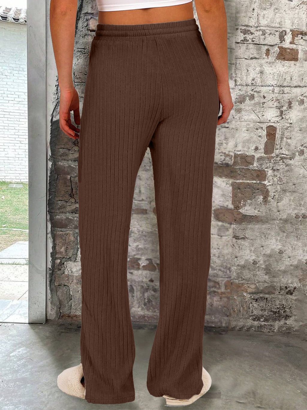 Solid Color Versatile Trousers