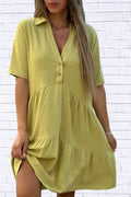 Plus Size Tiered Mini Dress | Ruffle Hem Women__ Style