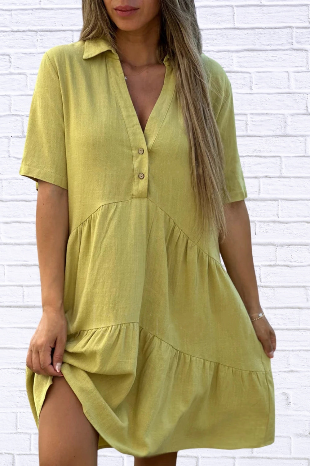 Plus Size Tiered Mini Dress | Ruffle Hem Women__ Style