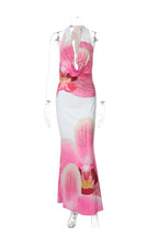 Floral Cowl Neck Pack Hip Dress