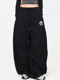 Street Loose Parachute Cargo Pants