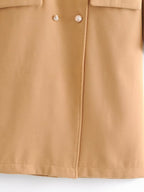 Street Long Overcoat Trench Coat