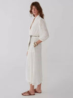 Carol Sexy Embroidered Kaftan Dress