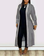 Printed Long Sleeve Cardigan Shawl