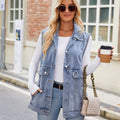 Summer Denim Sleeveless Vest
