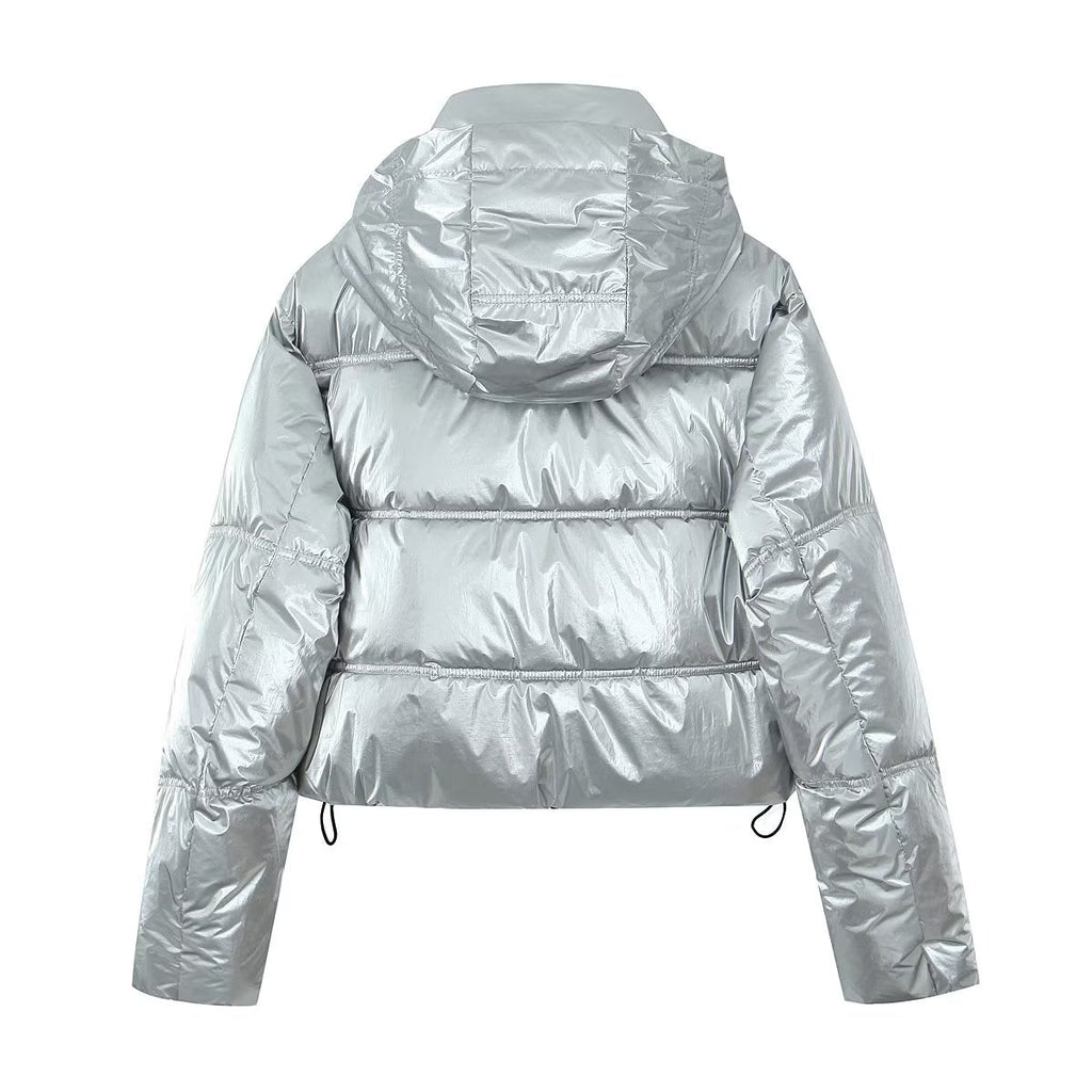 Metal Cotton Short Thick Jacket
