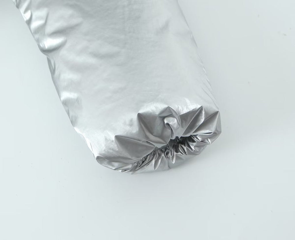 Metal Cotton Short Thick Jacket