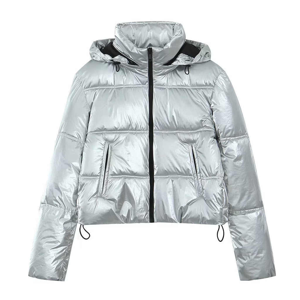 Metal Cotton Short Thick Jacket