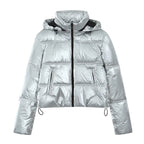 Metal Cotton Short Thick Jacket