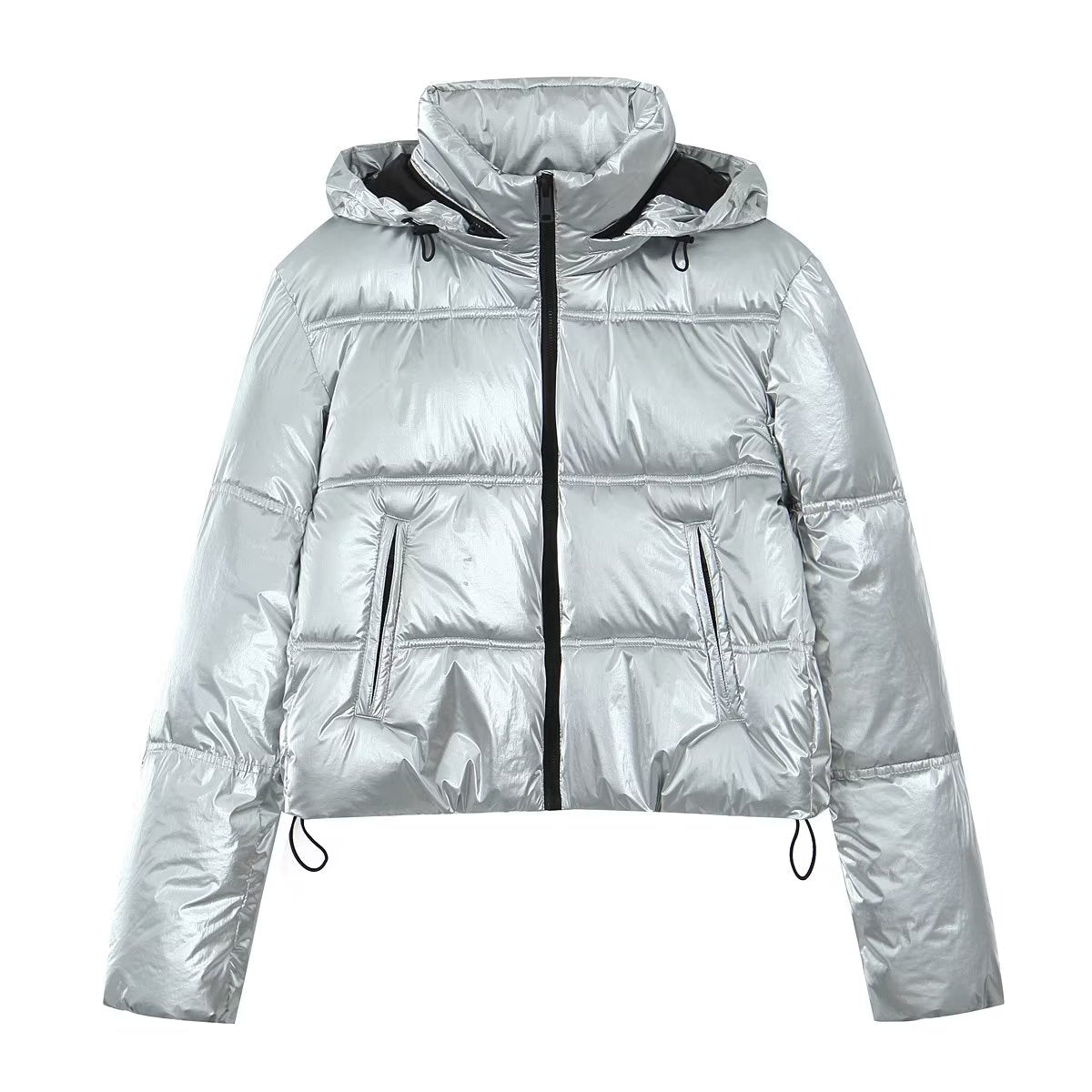 Metal Cotton Short Thick Jacket