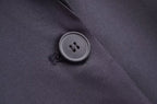 Blended Minimalist Overcoat Jacket