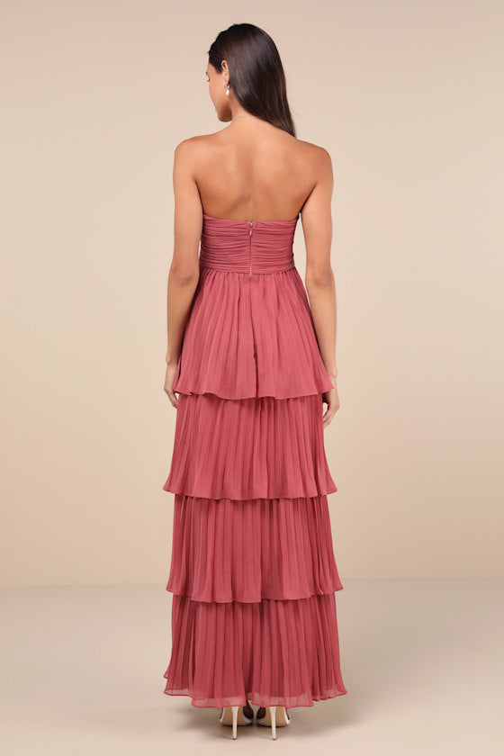 | Strapless Maxi Dress