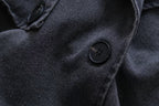 Denim Baggy Trench Coat