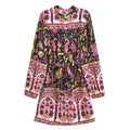 A Line Printed Maxi Dress