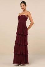 | Strapless Maxi Dress