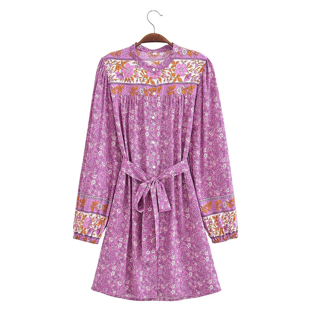 Mila Long Sleeve Mid Length Dress