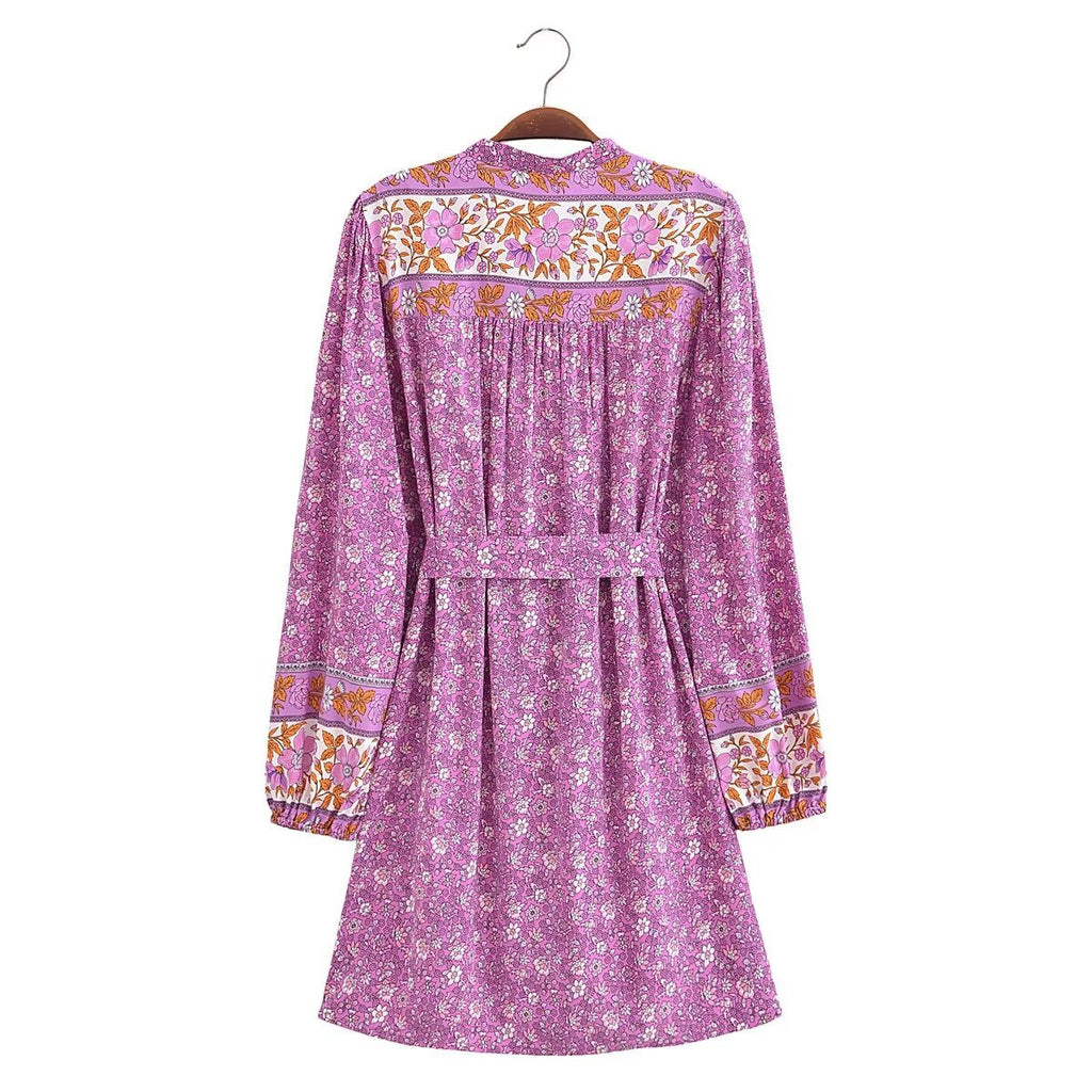 Mila Long Sleeve Mid Length Dress