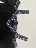Polka Dot Print Off-shoulder Wide Leg Jumpsuits