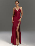 Camisoles Slit Formal Dress Maxi Dresses