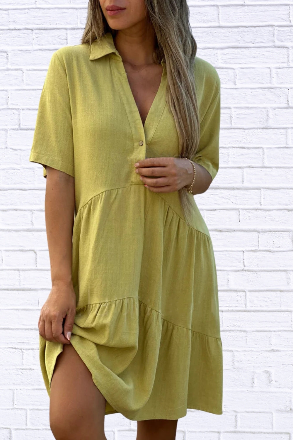 Plus Size Tiered Mini Dress | Ruffle Hem Women__ Style