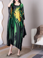 Feel The Moment Square Collar Loose A-line Dress