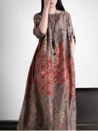 Dancing In The Rain Loose A-line Dress