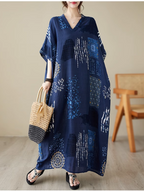 You Made Me Bat Sleeve Kaftan Dress