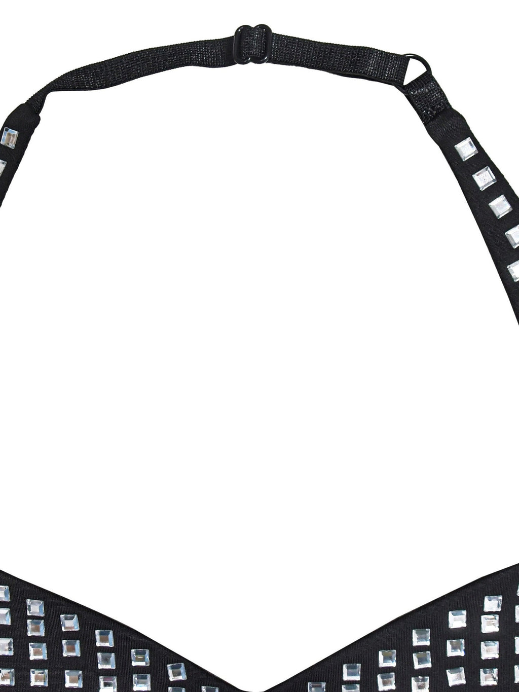 Neckband Rhinestone-studded Slim-fit Hip Wrap Sparkling Party Party Mini&Short Dresses