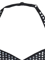 Neckband Rhinestone-studded Slim-fit Hip Wrap Sparkling Party Party Mini&Short Dresses
