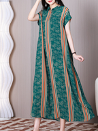 Stay With Me Lapel Collar A-line Dress