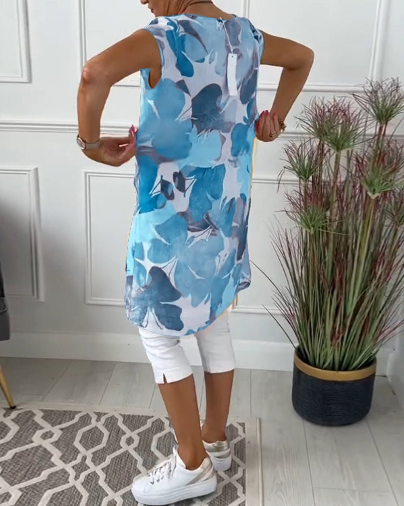 | Casual Floral Blouse