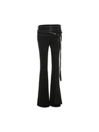 Street Stud Flare Leg Pants
