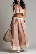 Effortless Summer Linen Matching Set