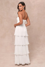 Valeria Boutique Strapless Maxi Dress Evening Wear Edit