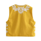 Embroidered Vest