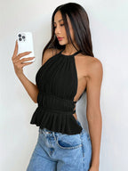 Adjustable Strap Solid Color Slim Fit Camisole