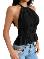 Adjustable Strap Solid Color Slim Fit Camisole