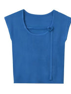 Women's Patchwork Short-sleeved Shirt