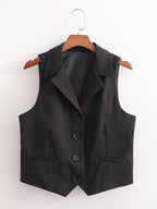 Casual Slim Fit Vest Jacket