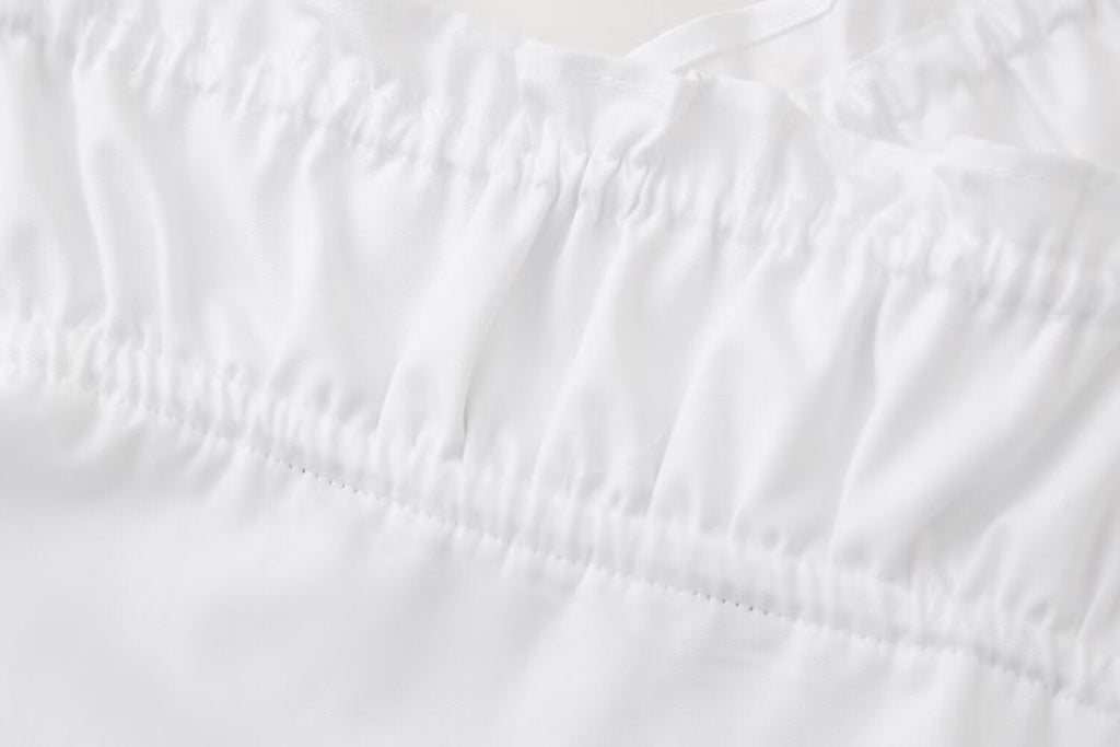 Pleated Fabric Trench Dress