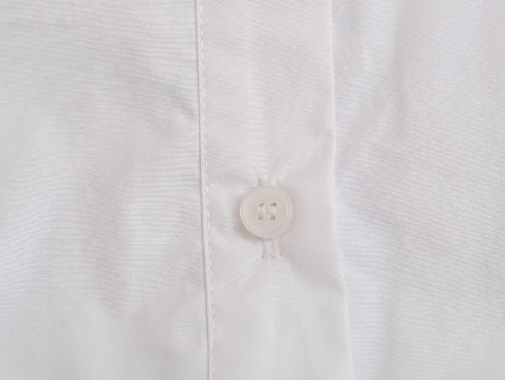 Hanging Collar Fabric Trench Coat Top
